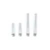 Botella de Tubo de Ensayo de Plástico Redondo de 28 Calibres, 50 ml/100 ml, con Tapa de Aluminio PET, Botella de los Deseos, Empaque para Cepillos de Dientes, en Stock del Fabricante