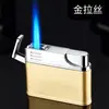 Isqueiro de metal reto e colorido Paili PL173, personalidade, à prova de vento, para cigarros, ignição por um toque, inflável