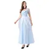 Disfraz de Halloween Vestido de Princesa Cenicienta Cosplay de Cenicienta Disfraz de Escenario para Adultos
