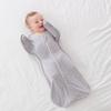 Saco de Dormir Anti-Susto para Bebê, Versão Fina de Verão, Swaddle para Prevenir Reflexo de Susto, Saco de Dormir com Asas para Bebê, Uso Duplo em Modal com Braços Extensíveis