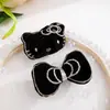 2025 Año Nuevo Lazo de Terciopelo Tela de Gato KT DIY Accesorios Festivos para el Cabello Pasador Accesorios para Ropa Accesorios