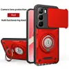 Adequado para Transsion Note60, Capa de Celular Aito com Janela Deslizante para Lente Protetora, Capa Protetora Pova8 Magnética para Carro Hot70Pro
