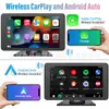 Portátil Transfronterizo de 7 Pulgadas Inalámbrico Carplay/AndroidAuto HD Imagen de Reversa Reproducción de Música Bluetooth