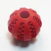 Brinquedo de bola dispensadora de ração para animais de estimação educativo resistente a mordidas molar golden retriever corgi cachorro aliviando cão entupido brinquedo de bola dispensadora de ração para cães bola elástica
