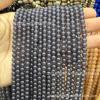 Cuentas de Mijo de 4 mm Ágata Azul Turquesa Optimizada Cuentas Redondas Cuentas de Turmalina Accesorios de Joyería Semi-Terminados para DIY