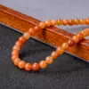 Nuevas Cuentas Sueltas de Aventurina Roja Natural Estilo Chino Hilo Largo Pulsera de Cuentas Hecha a Mano DIY Accesorios de Joyería Semi-Terminados