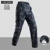 Pantalones de trabajo camuflados para hombre, adecuados para primavera y otoño, pantalones tácticos para exteriores, corte holgado, duraderos, con múltiples bolsillos, pierna cónica, pantalones casuales, ropa de trabajo, pantalones largos