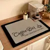 Alfombrilla Drenante de Barro Diatomeas Transfronteriza, Alfombrilla Absorbente, Alfombrilla Drenante para Encimera de Cocina, Fácil de Limpiar, Alfombrilla Limpiable para Barra de Máquina de Café