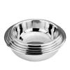 Tazón de Acero Inoxidable de Grado Alimenticio con Opciones Magnéticas y No Magnéticas, Tazón Espesado para Sopa para Uso Doméstico, Tazón para Batir Huevos, Tazón para Lavar Verduras, Tazón para Lavar la Cara, Tazón para Arroz