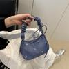 2026 Nuevo Diseño de Nicho Bolso de Lona con Lazo de Mezclilla Gran Capacidad Bolso de Hombro Simple Bolso de Moda Casual para Mujer