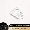 Accesorios de Aleación de Aluminio, Hebilla Ajustable de Nueve Posiciones, Hebilla de Tres Posiciones para Mochila y Equipaje, Gancho Ajustable, Hebilla de Ajuste para Bolsa Exterior, Hebilla de Nueve Posiciones