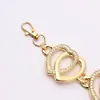 Corrente de Cintura Transfronteiriça Europeia e Americana Moda Versátil Estilo Elegante Metal Diamante Amor Combinando com Saia Cinto Jeans Corrente Corporal