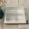 Caja de Empaque para Fruta de Cuatro Seis Nueve Palacios Caja para Cortar Fruta Caja de Empaque para Plato de Picnic Caja Dividida de 9 Palacios Desechable