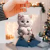 Novidade transfronteiriça mais vendida formato de gato apaixonado mochila pendurada pingente de carro decoração de casa fofo gato pendurado no carro