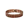 Popular Metal Transfronterizo Europeo y Americano Imán de Cobre Rojo Antiguo Pulsera Retro Fila Ancha Desmontable Pulsera de Pareja
