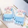 Guantes de dedo medio para niños otoño e invierno niños medio dedo cálidos lindos estudiantes de primaria escritura guantes de punto de doble propósito al por mayor