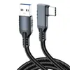 Cabo Vr de 5m Cabo de Dados Usb3.2 para Tipo-C Cabo Angulado Switch Cabo de Streaming para Quest2 Cabo de Câmera 10g