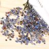 Grava de Ágata Azul, Piedras Pequeñas para Acuarios, Piedras Decorativas para Macetas, Grava para Ofrenda a Buda, Pequeñas Partículas de Cristal con Forma Geométrica
