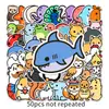 50 pegatinas creativas de animales de dibujos animados para equipaje, tendencia personalizada, decoración para portátil, pegatinas de patata pequeña
