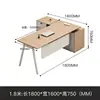 Mesa executiva moderna minimalista, mesa de gerente em L com gavetas e armazenamento, mesa de supervisor, móveis de escritório