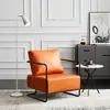 Cadeira sofá de ferro forjado, estilo vintage, estilo industrial, luxo leve, design simples, sofá para área de estar da sala de estar, sofá pequeno de um lugar de designer