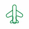 Suministro directo de fábrica de clips para papel coloridos con forma de avión, clips para papel creativos de formas especiales, papelería para oficina y agenda, pequeños regalos culturales y creativos
