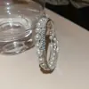 Pulsera de Perlas con Cuentas Irregulares de Múltiples Capas Incrustada con Diamantes Transfronteriza Europea y Americana, Pulsera de Moda y Elegante, Joyería de Lujo Ligero y de Alta Gama