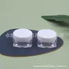 Botella de Esmalte en Gel 10g Caja Cuadrada Tarro de Crema Botella de Muestra de Crema Caja de Polvos 10ml Caja de Sombras de Ojos Botella de Crema para Ojos con Base Cuadrada