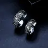 Anel de prata de lei 925 com sete contas, design vintage personalizado, simbolizando abundância, anel ajustável para homens e mulheres, joias de prata no atacado