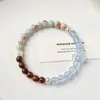 Pulsera Fina de Aguamarina Exquisita para Mujer, Accesorio Elegante y de Moda, Diseño de Nicho, Pulsera Versátil