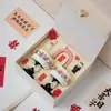 Presente de Casamento Cuidadosamente Selecionado para Melhor Amigo Cerimônia de Noivado Casamento Caixa de Presente com Vela Perfumada Conjunto Recém-Casados Nicho Alto Padrão