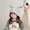 Sombrero de Sol para Niños Estilo Coreano, Estilo Delgado para Primavera y Otoño, Sombrero de Pescador de Ala Ancha, Sombrero de Cubo Unisex para Bebé con Protección Solar Ajustable para el Verano