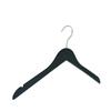 Tienda de Ropa Colgadores de Ropa Negros de Madera Colgadores de Ropa para Hombres y Mujeres Perchero Antideslizante para Secar Ropa Tienda de Vestidos de Novia y Trajes Colgadores de Ropa al por Mayor