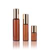 Atacado Frascos Roll-On Cor Chá Preto 2,5ml 5ml 10ml, Frascos Roll-On de Vidro, Frascos para Óleo, Frascos Dispensadores de Perfume, Frascos para Óleos Essenciais