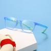 2026 Nuevas Gafas de Dos Colores Anti Luz Azul para Niños Gafas Protectoras para Clases en Línea Estudiantiles Armazón Anti Luz Azul 91043