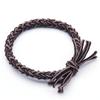 Cuerda para el pelo trenzada de torsión de combinación de colores coreana de alta elasticidad, grosa, anillo para el pelo, cuerda para el pelo anudada tejida a mano, fabricantes, venta al por mayor