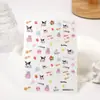 Arte de Uñas de Rosa Pegatinas Japonesas Similares a Kuromi Calcomanías para Uñas Combinadas Fabricante Pegatinas Decorativas para Uñas al por Mayor