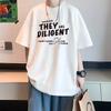 Camiseta de manga corta 2024 nueva tendencia ropa para niños atmósfera de moda ins estilo Hong Kong marca de moda urbana holgada verano 5 t