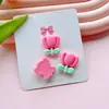 Acessórios DIY de Desenho Animado com Flores Brilhantes, Acessórios de Cabelo, Adesivos para Capa de Celular, Pingentes para Sapatos e Materiais de Decoração