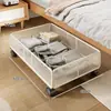 Caja de Almacenamiento Debajo de la Cama Hogar Plano Armario de Almacenamiento de Ropa Cajón Móvil para Juguetes Infantiles Organizador de Almacenamiento Tipo Cajón