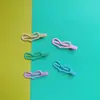 Pinza de pico de pato de color de moda pinza para el pelo linda esmerilada clip lateral geométrico Corea del Sur para flequillo niños pinza linda venta al por mayor