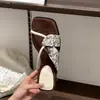 Zapatillas de tacón de cuña estilo coreano First Encounter para mujer, para uso exterior en verano, nuevo estilo francés 2026, perfectas para usar por la noche con vestidos