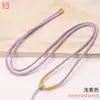 Hilo Envuelto en Oro DIY Amuleto Budista de Oro de Jade Cordón de Colgante Ajustable Cordón de Collar Resistente al Desgaste Unisex Venta al por Mayor
