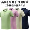Ropa de trabajo corporativa de verano, polo, camiseta personalizada, logotipo impreso, ropa de trabajo, camisa cultural, solapa, manga corta, bordado DIY