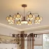 Lustre de Tecido Estilo Wabi-Sabi Estético da Música, Sala de Estar Minimalista Estilo Meio do Século, Quarto, Cabeceira, Restaurante, Estudo, Lâmpadas de Corredor