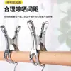 Secador de Ropa Grande de Acero Inoxidable con Pinzas Extra Grandes para Secar Colchas, Resistente al Viento y Robusto