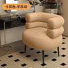 Luz de Lujo para Dormitorio en Casa Silla de Maquillaje Taburete para Tocador Silla de Computadora Cómoda Sedentaria Sofá Individual Casual Silla para Uñas