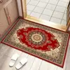 Alfombrillas de Piso Estilo Persa Retro Transfronterizas, Felpudos a Prueba de Polvo para el Recibidor, Alfombras de Fácil Cuidado para la Sala de Estar, Felpudos Absorbentes para el Baño