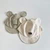 Gorra Infantil de Osito para Primavera y Otoño, Gorra Combinable para Bebé, Gorra de Béisbol Bordada, Sombrero de Sol Fino de Verano para Niños y Niñas