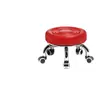 Banqueta Pequena com Rodas Universal Banqueta Baixa Doméstica com Rodinhas Banqueta Redonda Encosto Costura Bonita Banqueta Baixa para Pedicure Crianças Criança Pequena Banqueta Novo Estilo